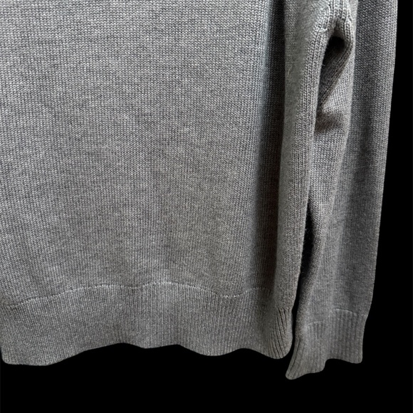 Ann Taylor Weekend Collection Gray Layered Mock Neck Long Sleeve Sweater Size XL - Picture 7 of 7